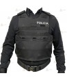 Funda exterior para chalecos antibala con sistema Molle y 3 bolsillos de la Policía Local