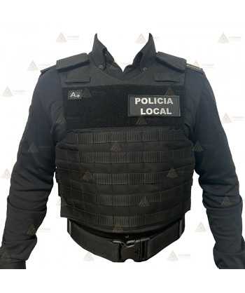 Funda exterior para chalecos antibala de desprendimiento rápido y Sistema Molle para la Policía Local