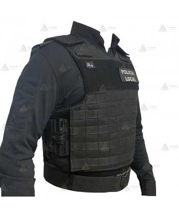 Funda exterior para chalecos antibala de desprendimiento rápido y Sistema Molle para la Policía Local