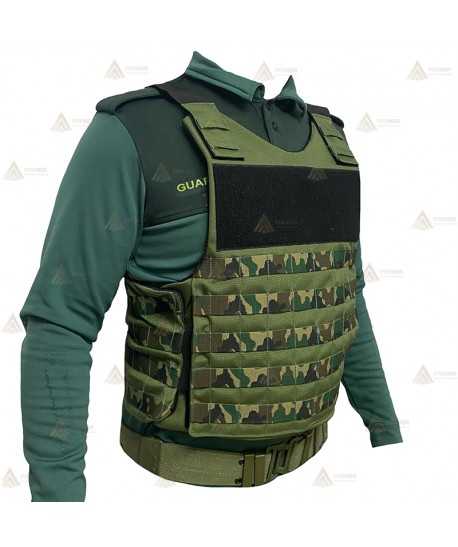 Funda exterior con sistema Molle para chalecos antibala tácticos