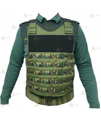 Funda exterior con sistema Molle para chalecos antibala tácticos