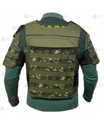 Funda exterior con sistema Molle para chalecos antibala tácticos