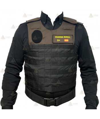 Funda exterior con sistema Molle para chalecos antibala de guardas forestales