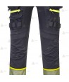 Pantalón con refuerzos de alta visibilidad con cintas segmentadas