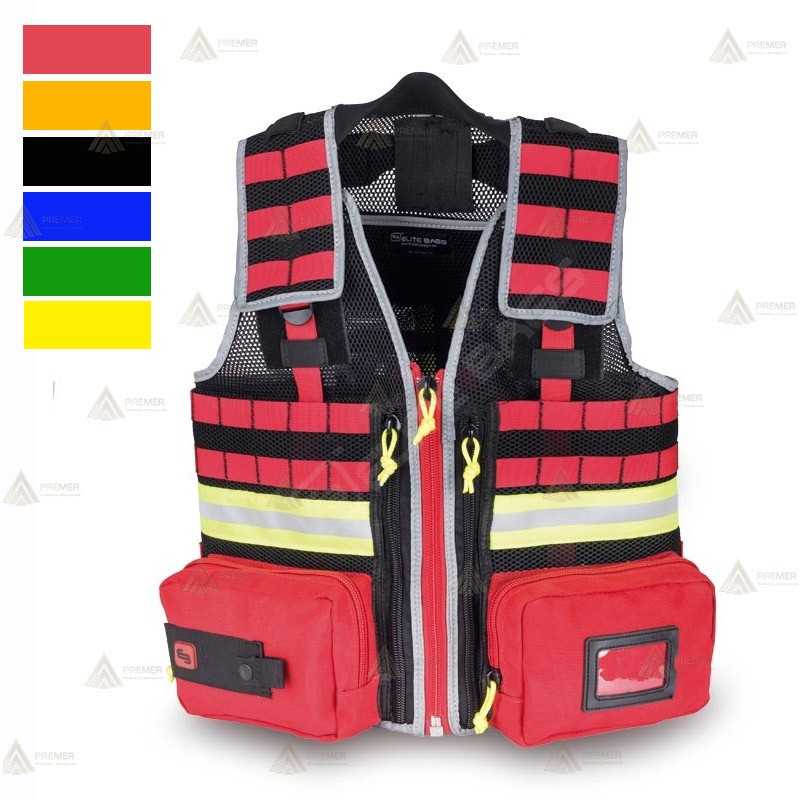 Chaleco reflectante Molle para equipos de rescate