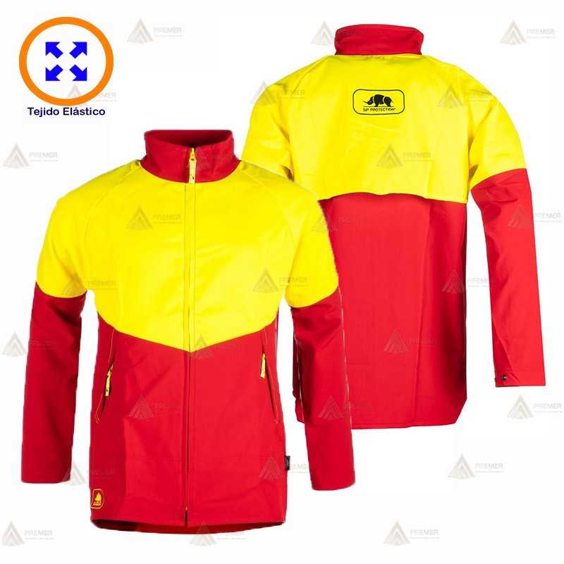 Chaqueta bielástica para equipos de rescate