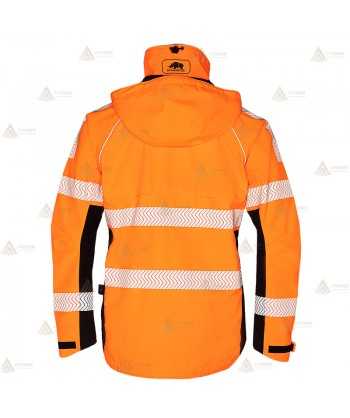 Chubasquero técnico para equipos de rescate y montaña