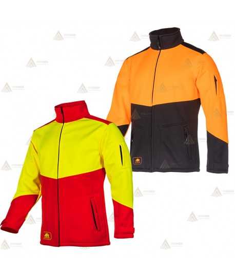 Chaqueta ligera de softshell para rescate