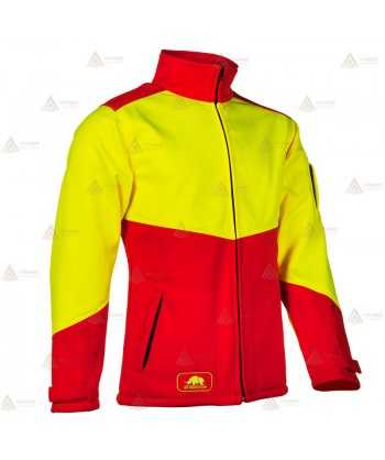 Chaqueta ligera de softshell para rescate