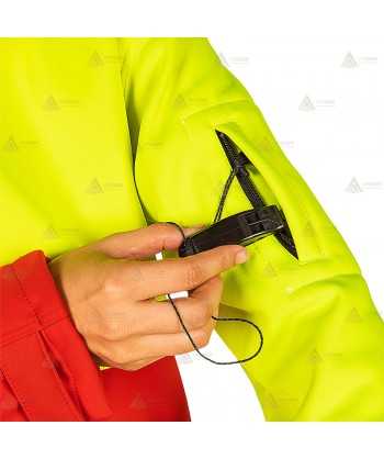 Chaqueta ligera de softshell para rescate