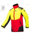 Chaqueta combinada de alta visibilidad con refuerzos para rescate