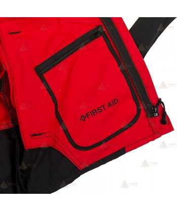 Chaqueta combinada de alta visibilidad con refuerzos para rescate