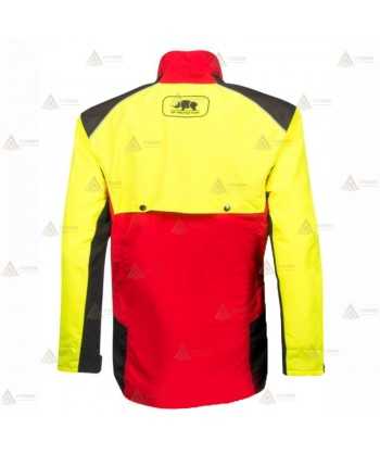 Chaqueta combinada de alta visibilidad con refuerzos para rescate