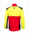 Chaqueta combinada de alta visibilidad con refuerzos para rescate