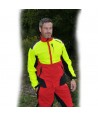 Chaqueta combinada de alta visibilidad con refuerzos para rescate