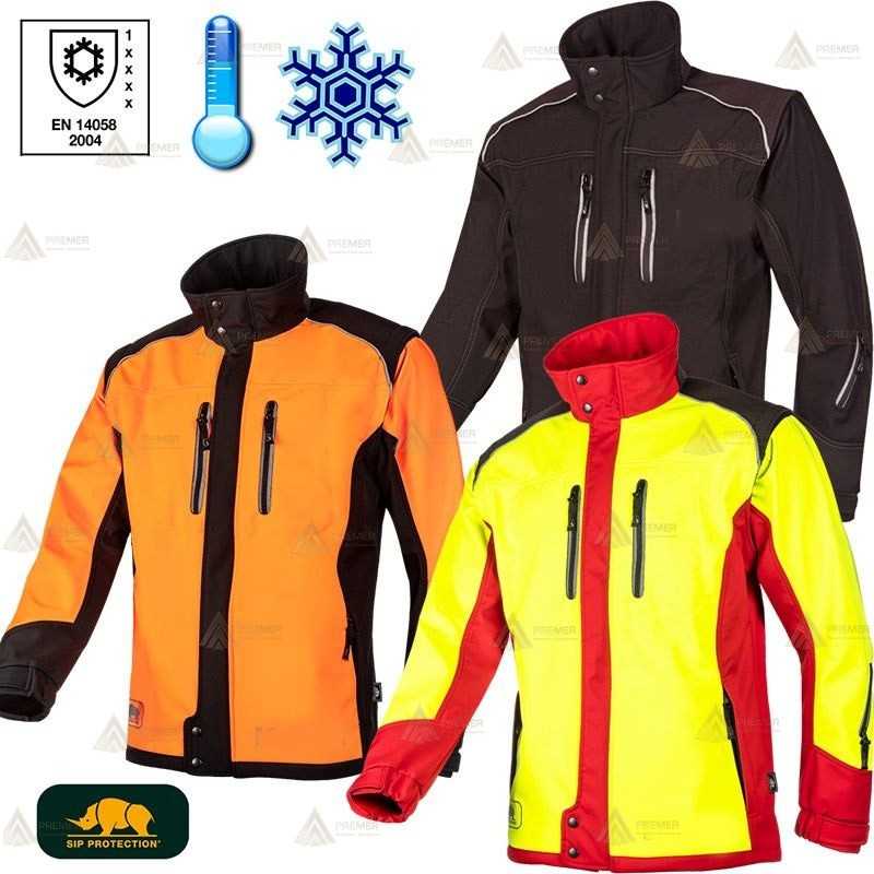 Chaqueta  softshell con mangas desmontables para montaña y rescate