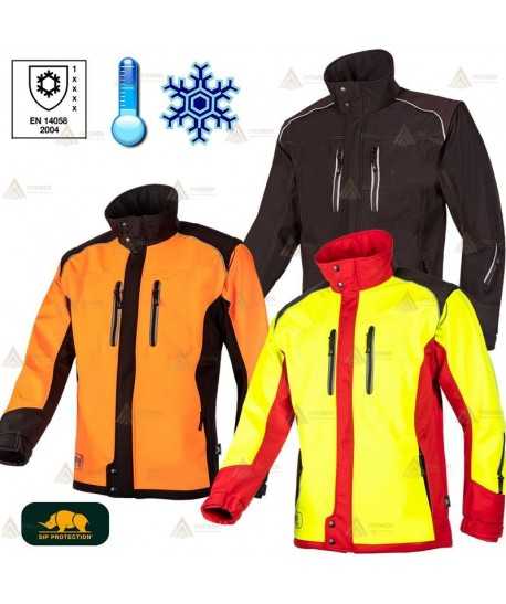 Chaqueta  softshell con mangas desmontables para montaña y rescate