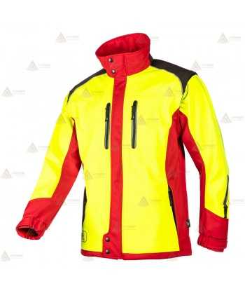 Chaqueta  softshell con mangas desmontables para montaña y rescate
