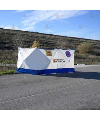 Personalización de Carpas de emergencias y Mamparas de privacidad