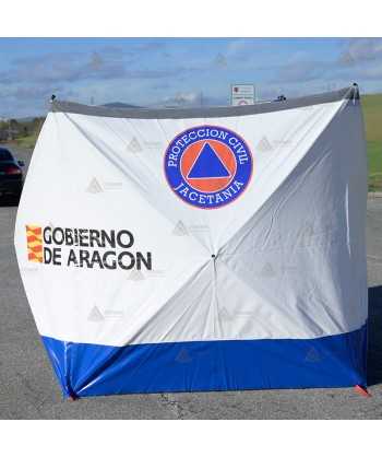 Personalización de Carpas de emergencias y Mamparas de privacidad