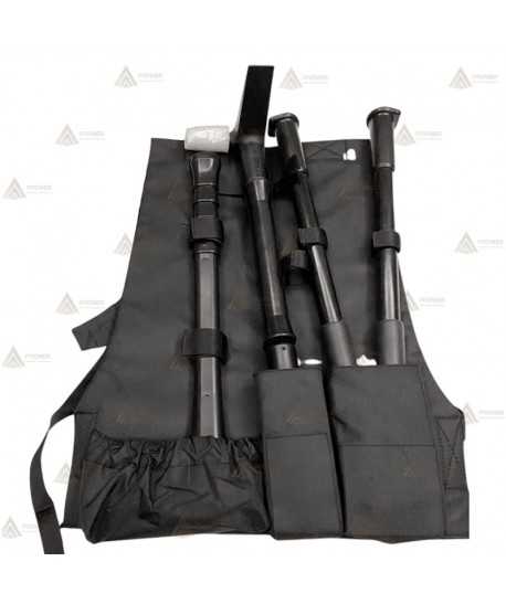Mochila con herramientas tácticas antichispazos para uso policial