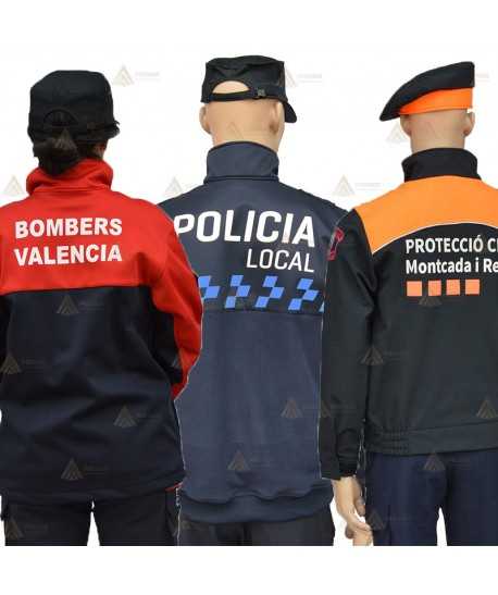 Textos estándar y personalizados grandes para espalda y otros