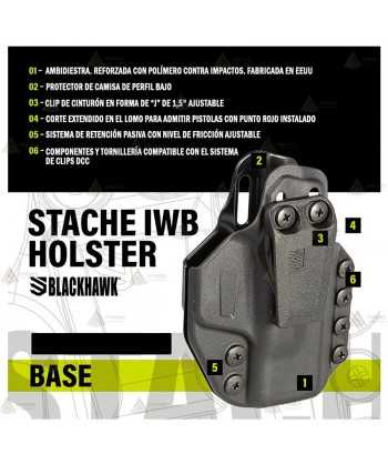 Funda BLACKHAWK! Stache IWB Premium