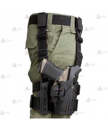 Funda SERPA Blackhawk Táctica de Nivel 3 de fibra de carbono