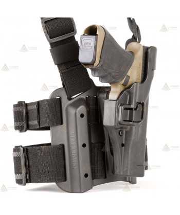 Funda SERPA Blackhawk Táctica de Nivel II de fibra de carbono