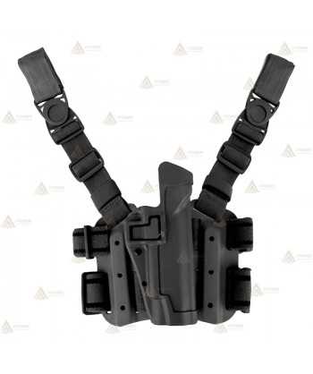 Funda SERPA Blackhawk Táctica de Nivel II de fibra de carbono