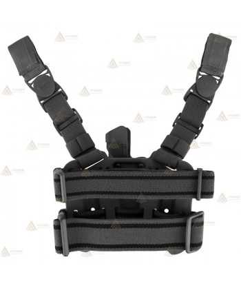 Funda SERPA Blackhawk Táctica de Nivel II de fibra de carbono