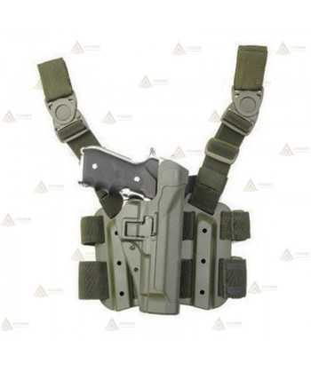 Funda SERPA Blackhawk Táctica de Nivel II de fibra de carbono