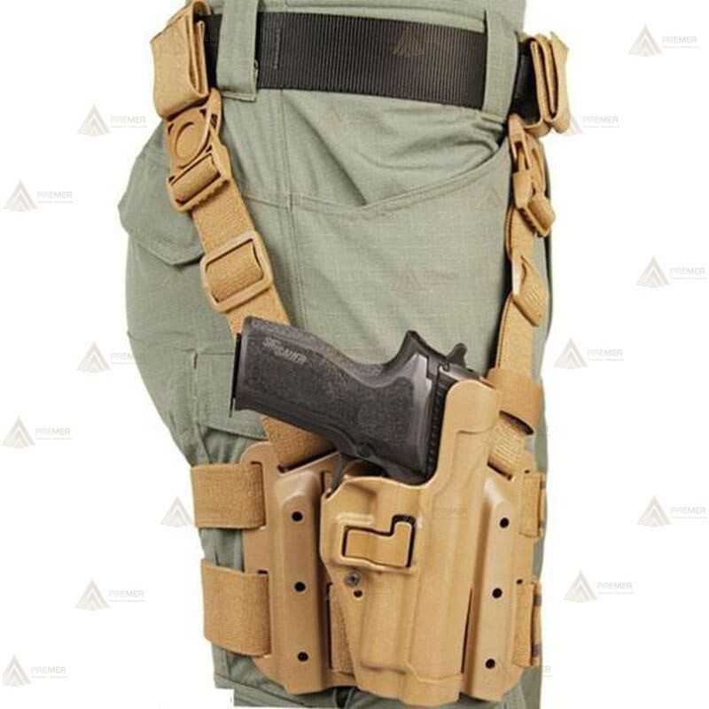Funda SERPA Blackhawk Táctica de Nivel II de fibra de carbono