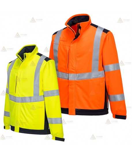 Softshell ignífugo multinorma de fibra modacrílica