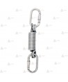 Cabestrante de cable de acero de 20 y 25 m y Ø 6,3 mm para trípode