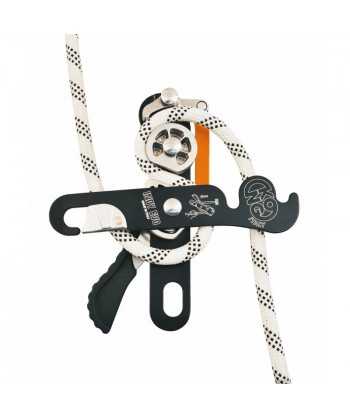 Descendedor ascendedor Indy Evo Plus con autobloqueo y sistema antipánico para cuerdas