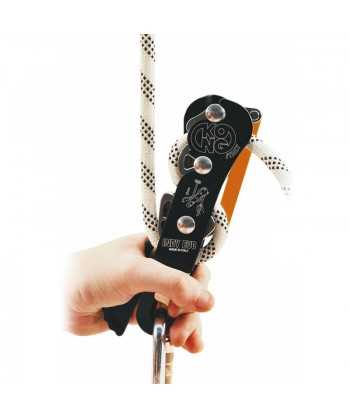 Descendedor ascendedor Indy Evo Plus con autobloqueo y sistema antipánico para cuerdas