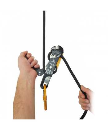 Descendedor ascendedor Indy Evo Plus con autobloqueo y sistema antipánico para cuerdas