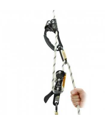 Descendedor ascendedor Indy Evo Plus con autobloqueo y sistema antipánico para cuerdas