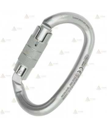 Mosquetón helicoidal de acero Twist Lock  (40 kN)