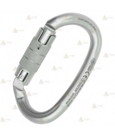 Mosquetón helicoidal de acero Twist Lock  (40 kN)