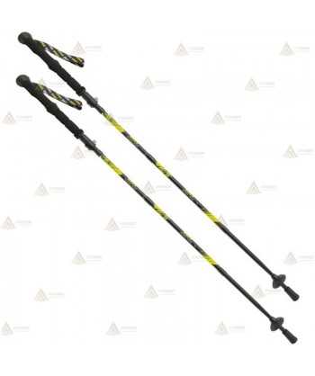 Bastón plegable de tres segmentos hechos de aluminio