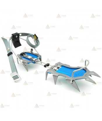 Crampones automáticos de 12 puntas de acero al carbono
