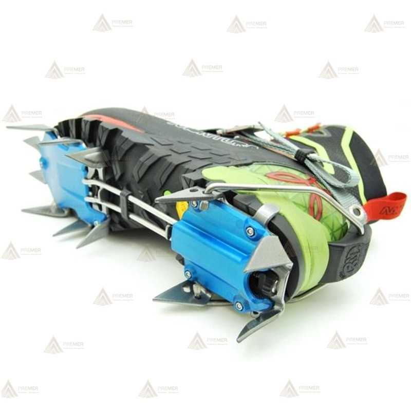 Crampones automáticos de 12 puntas de acero al carbono