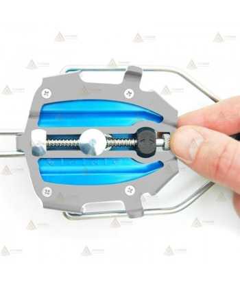 Crampones automáticos de 12 puntas de acero al carbono