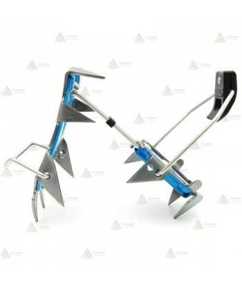 Crampones automáticos de 12 puntas de acero al carbono