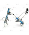 Crampones automáticos de 12 puntas de acero al carbono