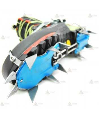 Crampones semi automáticos de 12 puntas de acero al carbono