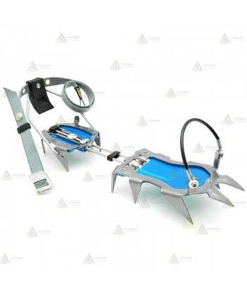 Crampones semi automáticos de 12 puntas de acero al carbono