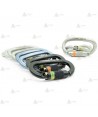 Mosquetón oval de aluminio automático con chip integrado